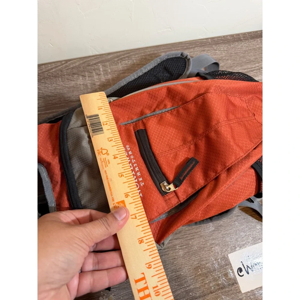 Northwest Territory Hydration Backpack Hiking Outdoor Gear Orange Grey OS